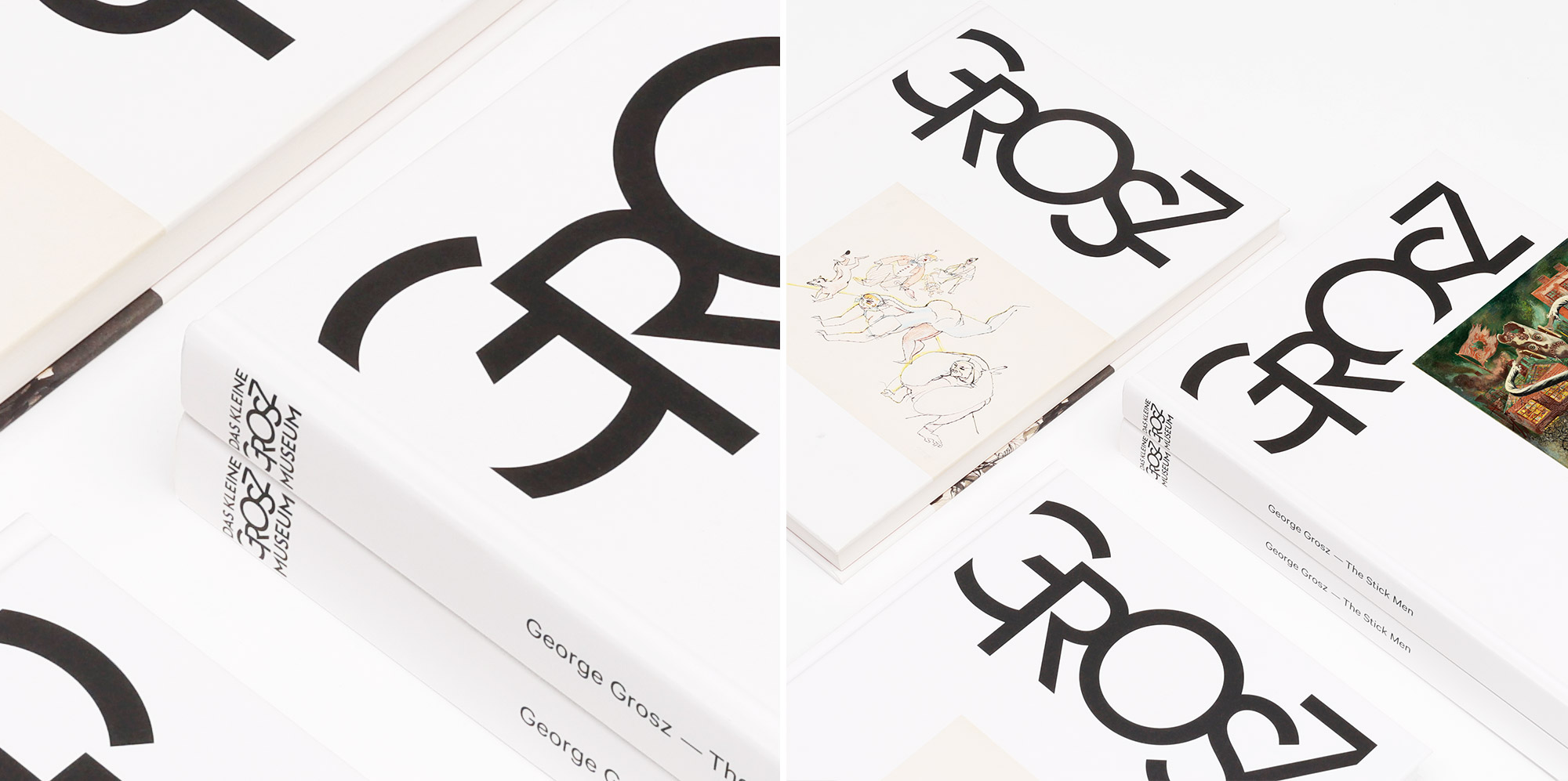 Das Kleine Grosz Museum, Corporate Design, Ausstellungs-Design, Book Design, George Grosz