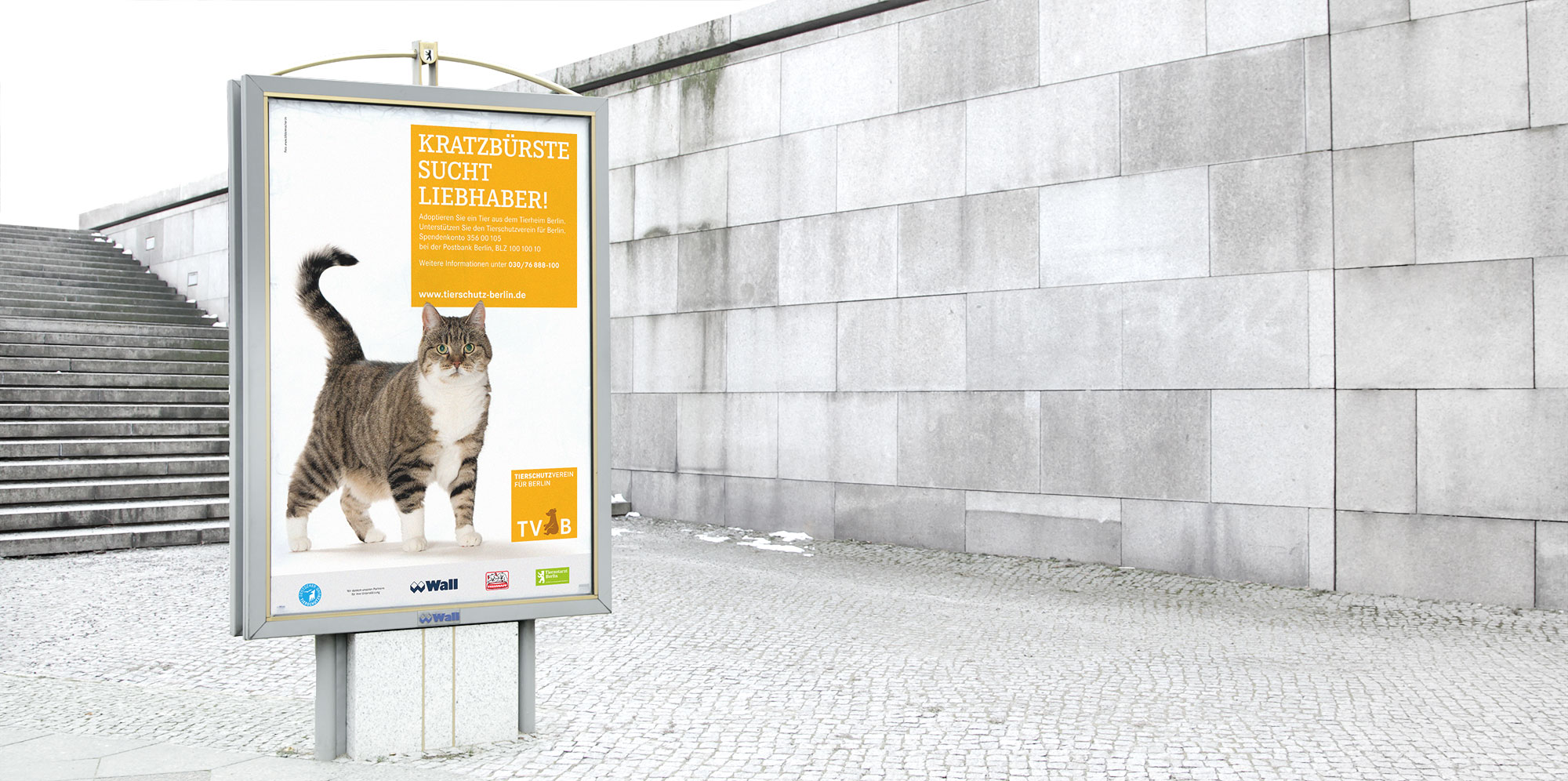 Corporate Design und CLP Kampagne Tierheim Berlin Tierschutzbund